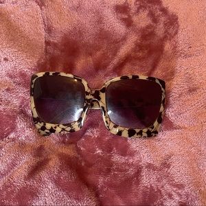 Tan Designed Sunglasses.